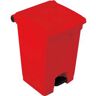 Tretabfallsammler aus Polyethylen 45 l, rot