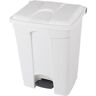 Tretabfallsammler aus Polyethylen 70 l, weiss