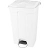 Tretabfallsammler aus Polyethylen 90 l, weiss