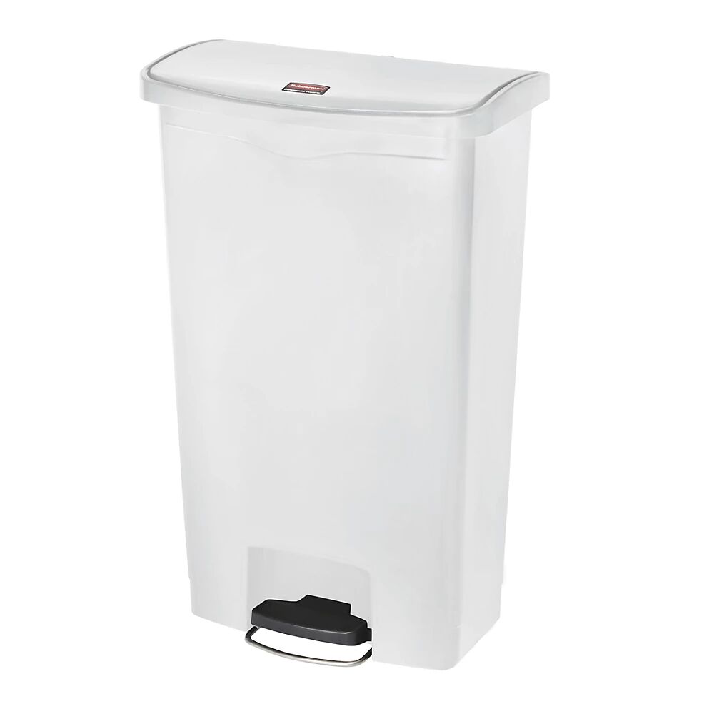 Rubbermaid Tretabfallsammler SLIM JIM® Volumen 68 l, BxHxT 322 x 803 x 500 mm weiß