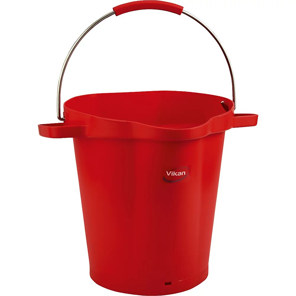 Vikan Eimer, lebensmittelecht Volumen 20 l, VE 5 Stk rot