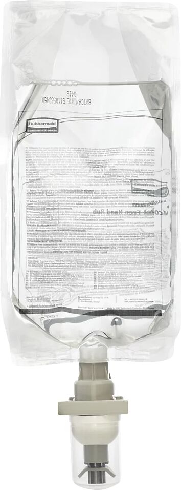 Rubbermaid Hygiene-Schaumseife, alkoholfrei VE 4 Beutel à 1100 ml Nachfüllbeutel mit Pumpe