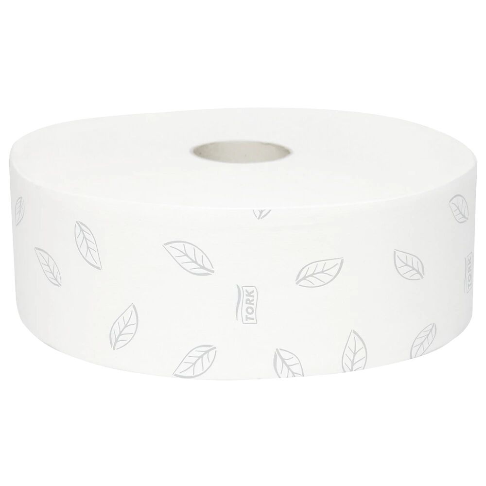 TORK Toilettenpapier, Industrie-Jumborolle Tissue, 2-lagig, weiß, VE 6 Rollen ab 6 VE