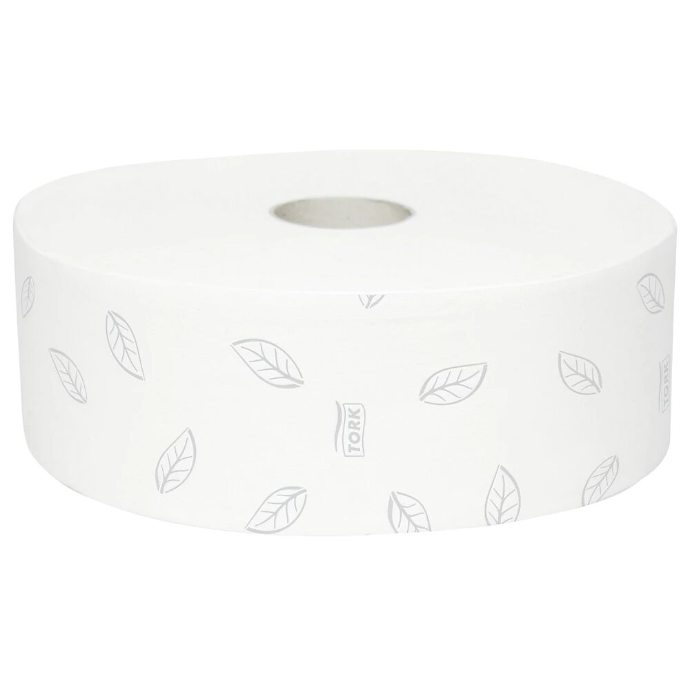 TORK Toilettenpapier, Industrie-Jumborolle Tissue, 2-lagig, weiß, VE 6 Rollen ab 1 VE