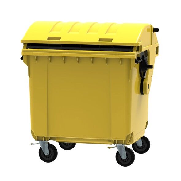 B2B Partner Plastový kontejner na třídění odpadu cle 1100, žlutý
