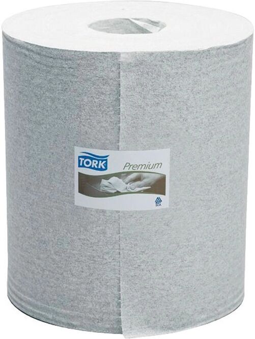 Tork premium 520 víceúčelové utěrky, role, šedá, šířka 428 mm