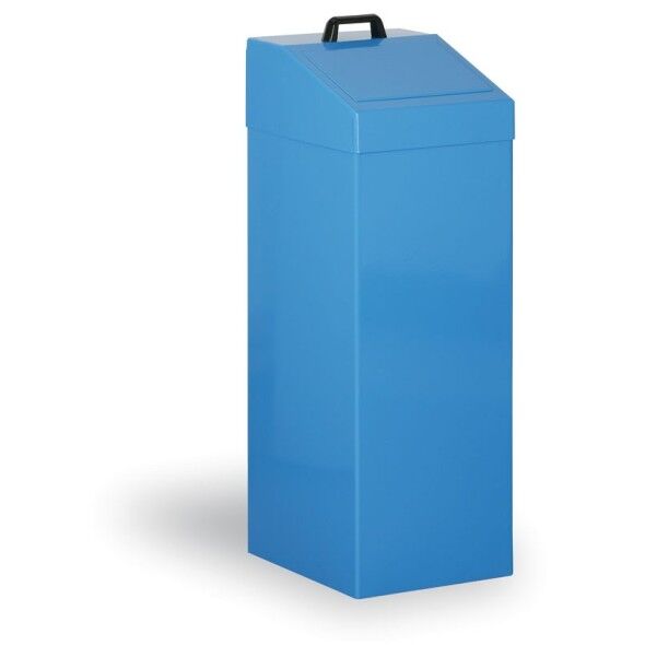 Kovona Kovový odpadkový koš na tříděný odpad, 100 l, modrý