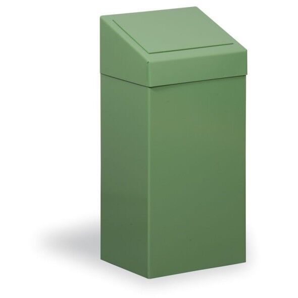 Kovona Kovový odpadkový koš na tříděný odpad, 45 l, zelený