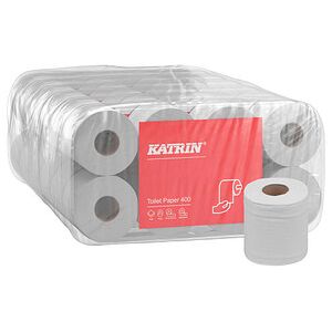 KATRIN Toilettenpapier 400 2-lagig Recyclingpapier, 48 Rollen