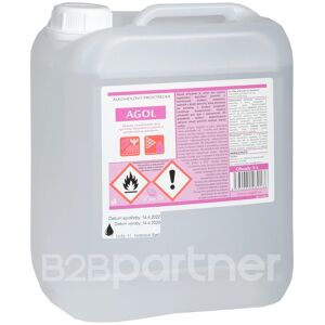 B2B Partner AGOL - Alkoholisches Desinfektionsmittel zum Besprühen von Flächen und Gegenständen, 5 l