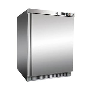 GastroInox Gastro-Inox Lagertiefkühlschrank 200 Liter Edelstahl