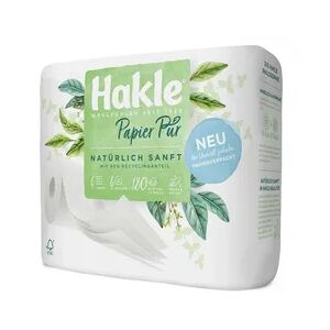 Hakle Toilettenpapier Papier Pur (4-lagig, 4 extra ergiebige Rollen)