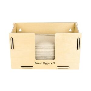 `Green Hygiene` 8 Spender für Handtuchpapier `KÜCHENSTUBE` 16,5 cm x 28,5 cm x 15 cm natur