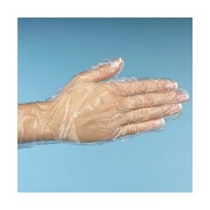 PAPSTAR 500 Handschuhe, PE transparent für Damen, M