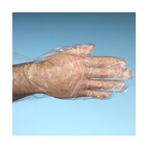 PAPSTAR 500 Handschuhe, PE transparent für Herren, L