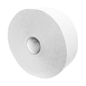 1-PACK 12x Toilettenpapier Tissue JUMBO 2-lagig O 19cm weiß