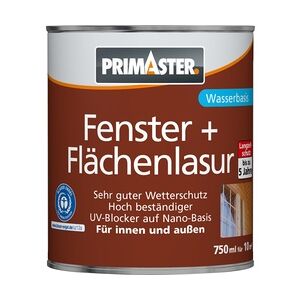 Primaster Fenster und Flächenlasur 750 ml mahagoni