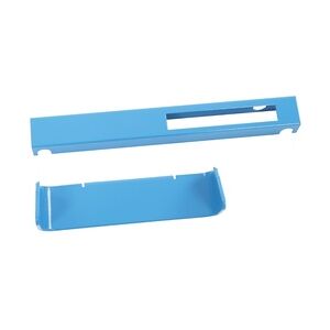 PROREGAL Farbcodierung Recyclingset für Wertstoffsammler Connector Bin   Aluminium   Blau