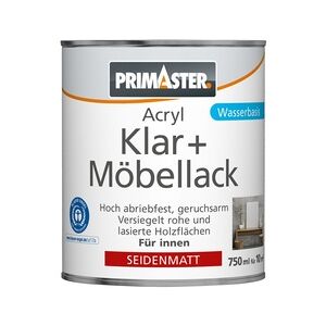 Primaster Klar und Möbellack 750 ml farblos seidenmatt