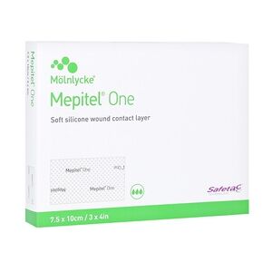 Mölnlycke Health Care GmbH MEPITEL One 7,5x10 cm Silikon Netzverband 10 Stück