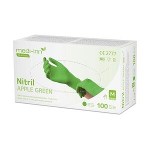 Medi-Inn Nitril Apple Green - grün - puderfrei - Gr. S - 1000 Einmalhandschuhe