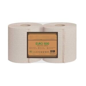 Ekoe Plastic Free Solutions Ekoe Rollen aus saugfähigem Papier 2-lagig 800 Blatt 2 Stk