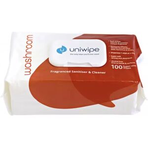 Uniwipe Washroom 100 Reinigungstücher für Sanitäranlagen und Sozialräume