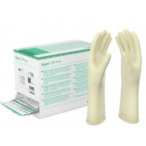 B. Braun Vasco® OP free, Latex-frei Einmalhandschuhe, Steriler OP - Handschuh aus Polyisopren, 1 Packung = 40 Paar, Größe 5,5