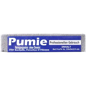 Pumie Stick Reinigungsstein für Keramik, Porzellan und Fliesen, Polierstab zur Porzellan- und Fliesenreinigung ohne Chemie, 1 Packung = 12 Stück, ohne Griff