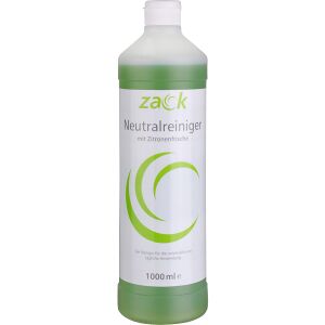 ZACK Neutralreiniger mit Zitronenfrische, Ein wirksamer Reiniger für die universelle und tägliche Anwendung, 1 Karton = 12 Flaschen á 1000 ml
