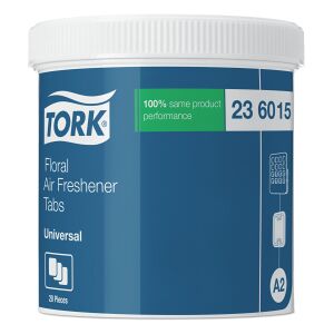 Essity Professional Hygiene Germany GmbH Tork Universal Lufterfrischer, A2, 1 Karton = 4 Dosen à 20 Anhänger, Floral