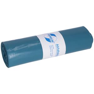 EMIL DEISS KG (GmbH + Co.) DEISS PREMIUM Abfallsack 70 Liter blau, 1058 g/ Rolle, Typ 60, Müllsack aus 100% Recycling-Hochdruck-Polyethylen, Maße (B x L): 575 x 1000 mm, 1 Karton = 10 Rollen = 250 Säcke