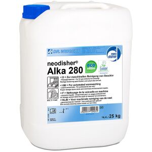 Chemische Fabrik Dr. Weigert GmbH & Co. KG Dr. Weigert neodisher® Alka 280 Intensiv-Geschirrreiniger, Flüssigkonzentrat für die Geschirrreinigung in gewerblichen Spülmaschinen, 25 kg - Kanister