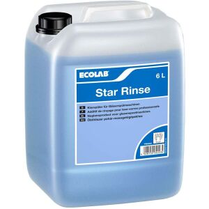 Ecolab GmbH & Co. OHG ECOLAB Star Rinse Maschinenspülmittel, Hochkonzentrat, geeignet für Gläserspülmaschinen, 6 l - Kanister