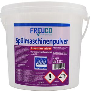 Freuco Spülmaschinenpulver, Hochglanz für Ihr Geschirr, 5 kg - Eimer