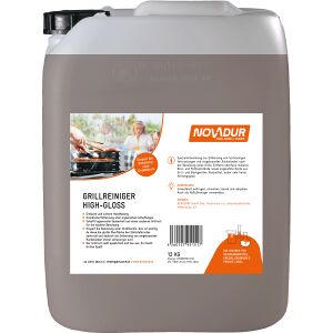 NOVADUR PRODUKTCHEMIE GmbH NOVADUR Grillreiniger High-Gloss, Entfernt hartnäckige Verkrustungen, 12 Liter - Kanister