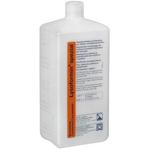 Lysoform Dr. Hans Rosemann GmbH Lysoform Lysoformin® spezial Desinfektionsmittel, Wischdesinfektion und Reinigung von Flächen und Medizinprodukten, 1000 ml - Flasche