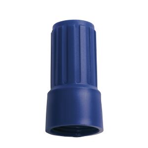 haug bürsten KG Haug Überwurfmutter für Adapter, Maße: 74 x Ø 38 mm, Farbe: blau