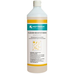 HOTREGA® GmbH HOTREGA® PROFESSIONAL N Flächendesinfektion, Flächendesinfektion zum Universal-Einsatz in hygienesensiblen Bereichen, 1 Liter - Flasche