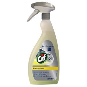 Diversey Deutschland GmbH & Co. OHG Cif Professional Power Fettlöser, problemlose Entfernung von Fettverschmutzungen, 750 ml - Flasche (gebrauchsfertig)