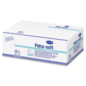 Paul Hartmann AG Peha-soft® powderfree Einmalhandschuhe, Latex, ungepudert, hochelastisch, reißfest und sicher, 1 Packung = 100 Stück, Größe L