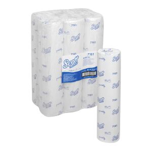 Kimberly Clark Professional HOSTESS* 50 Liegenabdeckung, weiß, geprägt, 1-lagig, 50 x 37 cm, 1 Karton = 6 Rollen á 198 Tücher