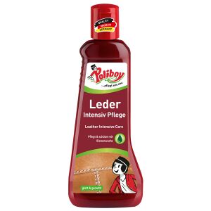 Brandt POLIBOY Leder Intensiv Pflege, Spezialpflege zum Schutz vor Nässe und Flecken, 200 ml - Flasche