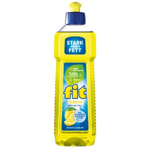 fit GmbH Fit Spülmittel Klassiker mit höchster Spülkraft, Lemon, Kraftvolles Spülmittel mit Zitrusduft, 500 ml - Flasche