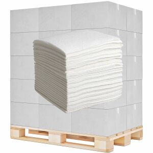 Kimberly Clark Professional WypAll® L40 Wischtücher, 1-lagig, weiß, Wischtücher - Tuchgröße ca. 31,7 cm x 30,4 cm, 1 Palette = 24 Kartons à 18 Packungen