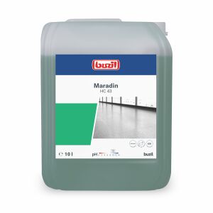 Buzil GmbH & Co. KG Buzil Intensivreiniger Maradin HC 43, Hochkonzentrierter Bodenreiniger, 10 Liter - Kanister