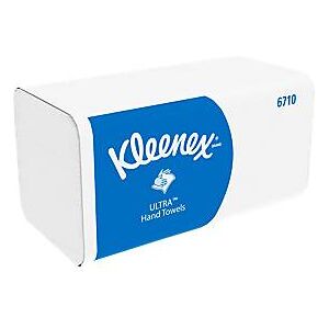 Kleenex® Ultra™ Papierhandtücher 6710, 3-lagig, weiß, 31,8 x 21,5 cm, Interfold-Faltung, 15 Packungen á 96 Tücher