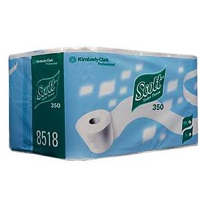 Kimberly Clark Scott® Toilettenpapier 8518, 3-lagig, 36 Rollen a 350 Blättern, recycelt, weiß