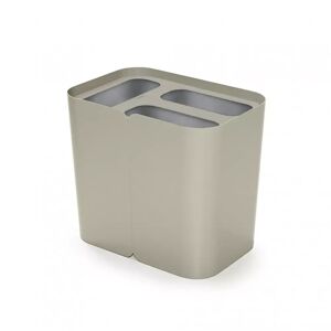 TreCe Mülltrennungs-Behälter Hold, Ausführung Organic, Paper & Plastic, Farbe Warmes grau