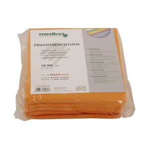 Axis24 GmbH 10er Pack beschichtetes Meiko Feuchtwischtuch 35 x 40 orange Reinigungstuch